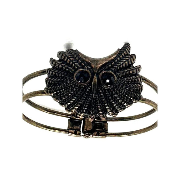 Bronze owl bracelet - Picture 4 of 6